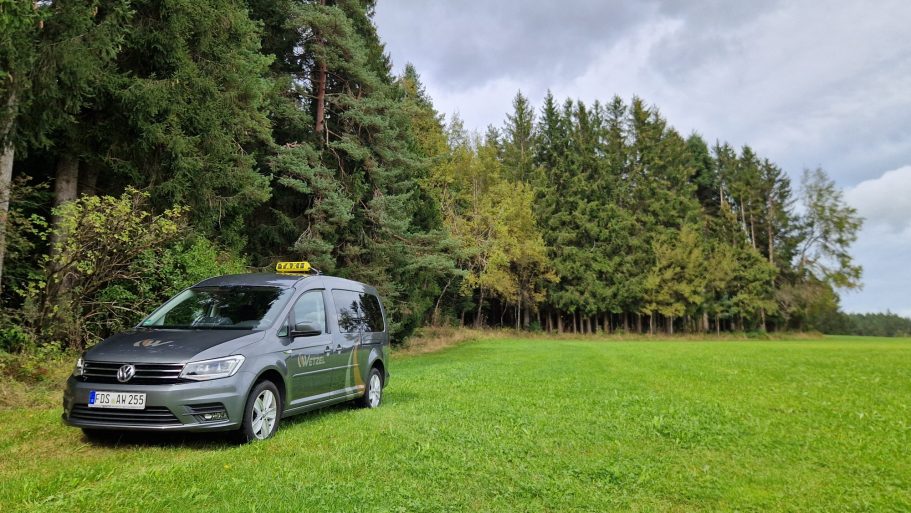 Caddy im Wald